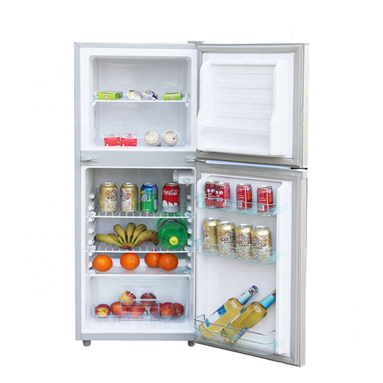 customization 200L CFC free high reliability 2doors solar fridge refrigerators home appliance top fr