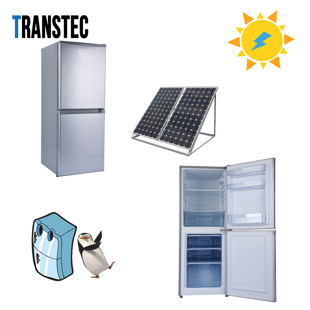 Low Energy DC Compressor Home Appliance 168 Liter Bottom Freezer Refrigerator