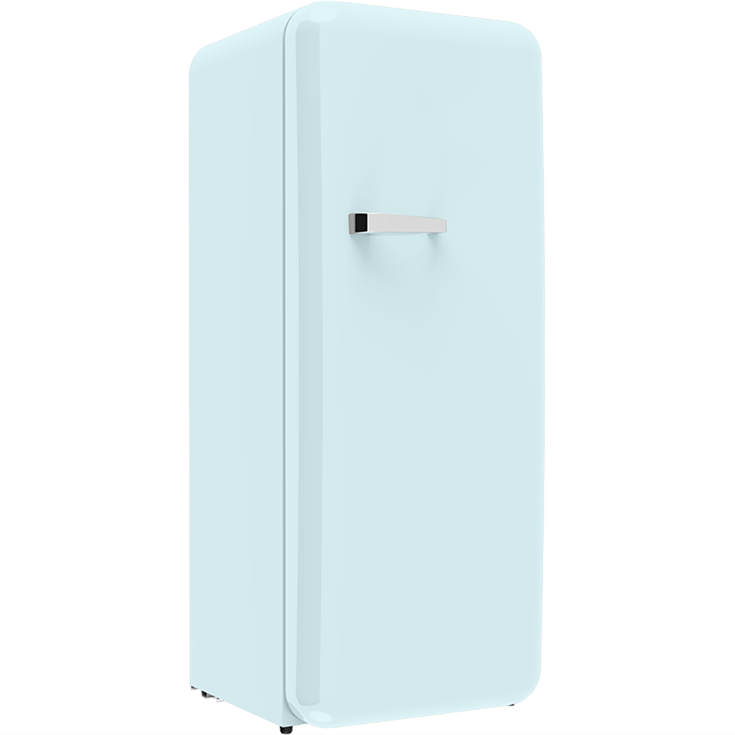 retro fridge home appliances upright deep tall drink refrigerator with freezer