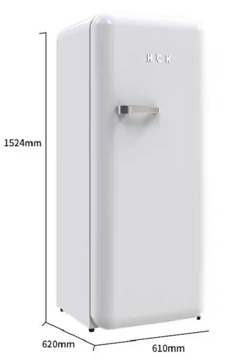 retro fridge home appliances upright deep tall drink refrigerator with freezer