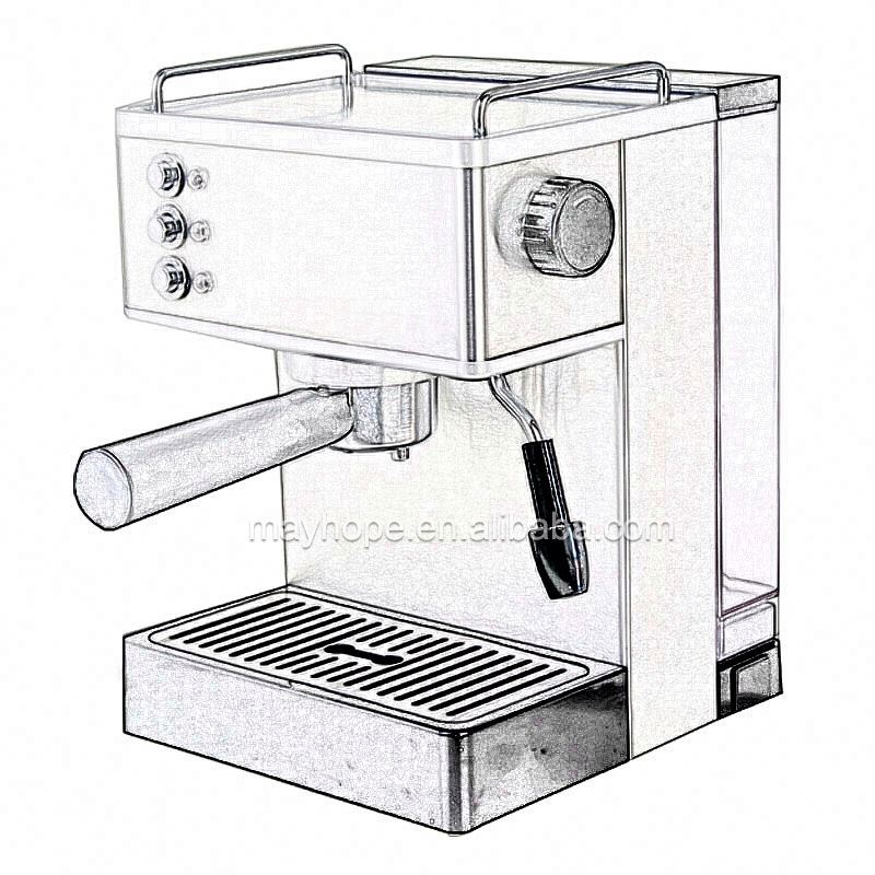 2022 new arrival China home kitchen appliances professional 3 in 1 15 bar pump espresso cappuccoffee