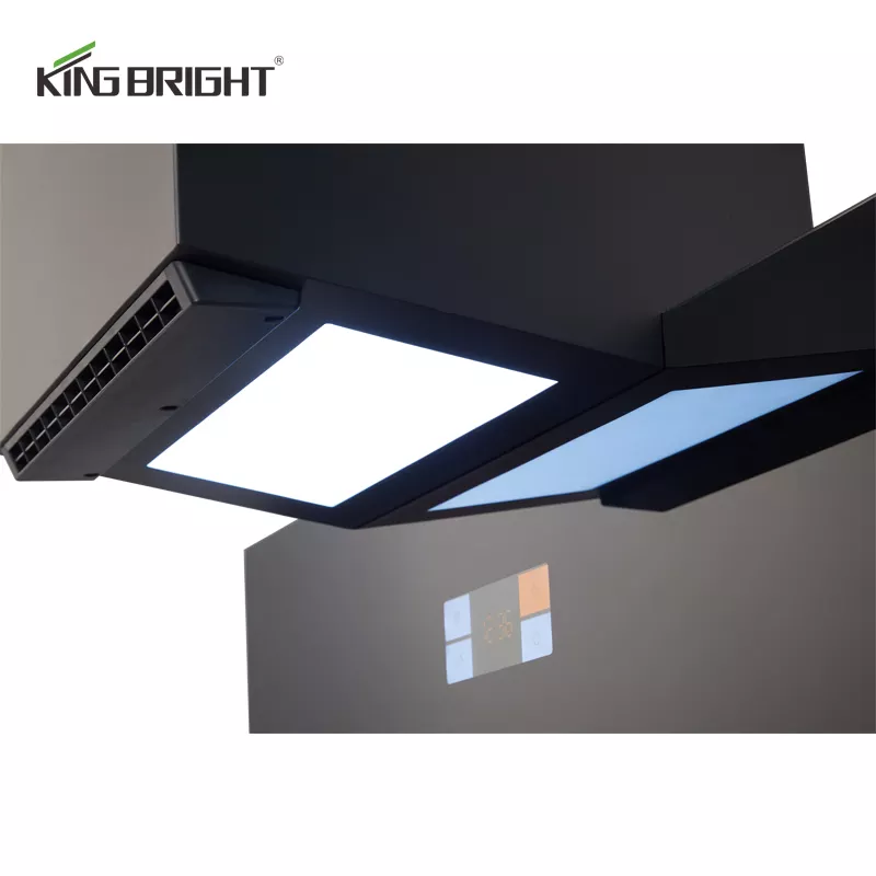 Popular Smart Home Appliance Kitchen Large Top Side Double Suction Extractor Range Hood 7-shaped