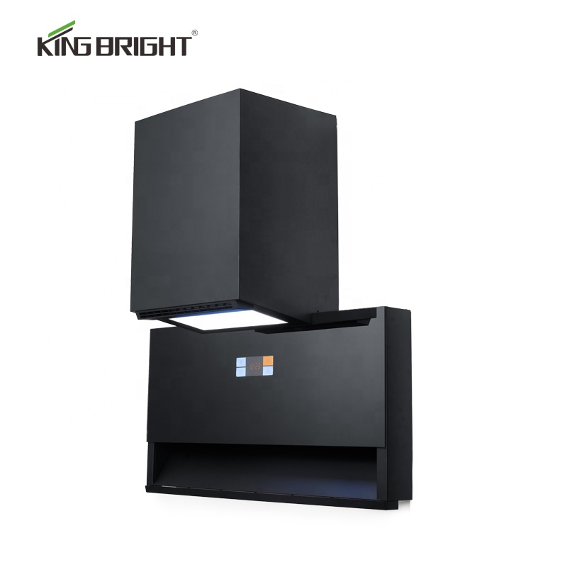 Popular Smart Home Appliance Kitchen Large Top Side Double Suction Extractor Range Hood 7-shaped