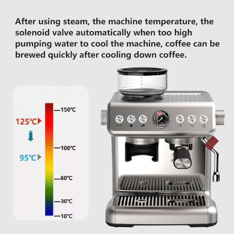 Semi-automatic home appliances Italian espresso coffee machine