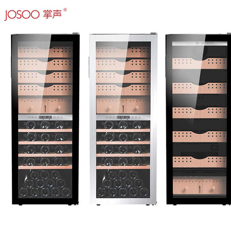 Josoo High-end Home Appliance Compressor Electric Cigar Humidor Cabinet Cooler Wine Cellar Fridge Vi