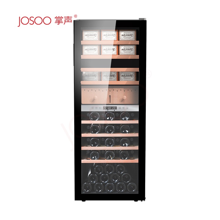 Josoo High-end Home Appliance Compressor Electric Cigar Humidor Cabinet Cooler Wine Cellar Fridge Vi