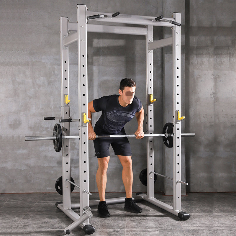 Hot Selling Adjustable Squat Rack Barbell Rack Gym Sports Training Equipment Home Squat Rack Fitness