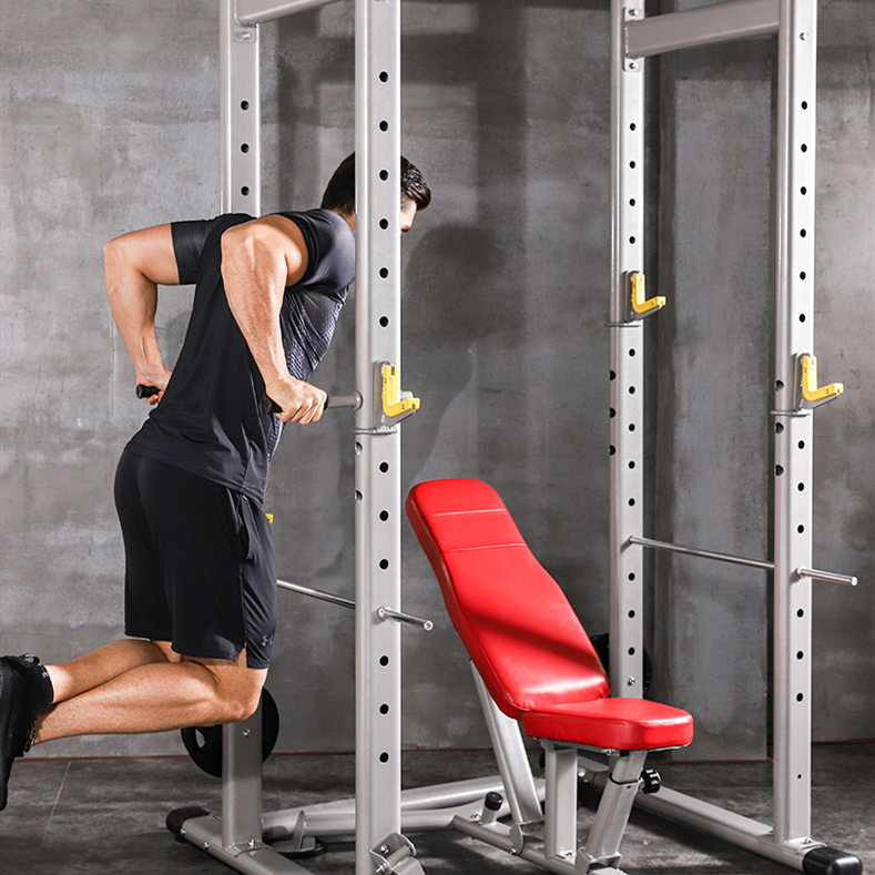 Hot Selling Adjustable Squat Rack Barbell Rack Gym Sports Training Equipment Home Squat Rack Fitness