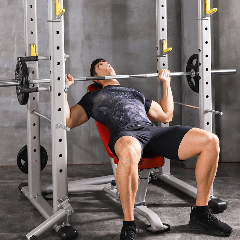 Hot Selling Adjustable Squat Rack Barbell Rack Gym Sports Training Equipment Home Squat Rack Fitness