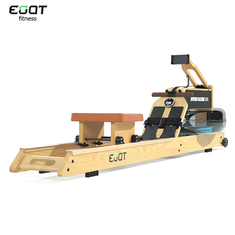 Water resistance rowing machine home smart app sports foldable fitness rowing paddle machine rowing 