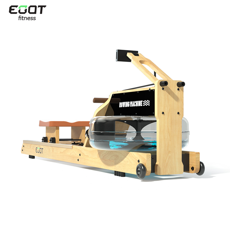 Water resistance rowing machine home smart app sports foldable fitness rowing paddle machine rowing 