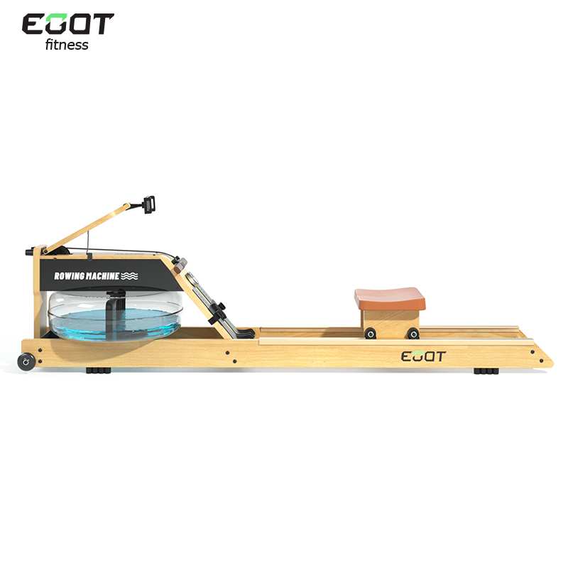 Water resistance rowing machine home smart app sports foldable fitness rowing paddle machine rowing 