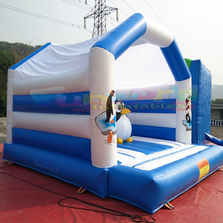 Castle Bounce Bouncy Castles Funny Inflatable penguin Jumping Castle Games Bounce House Inflatable B