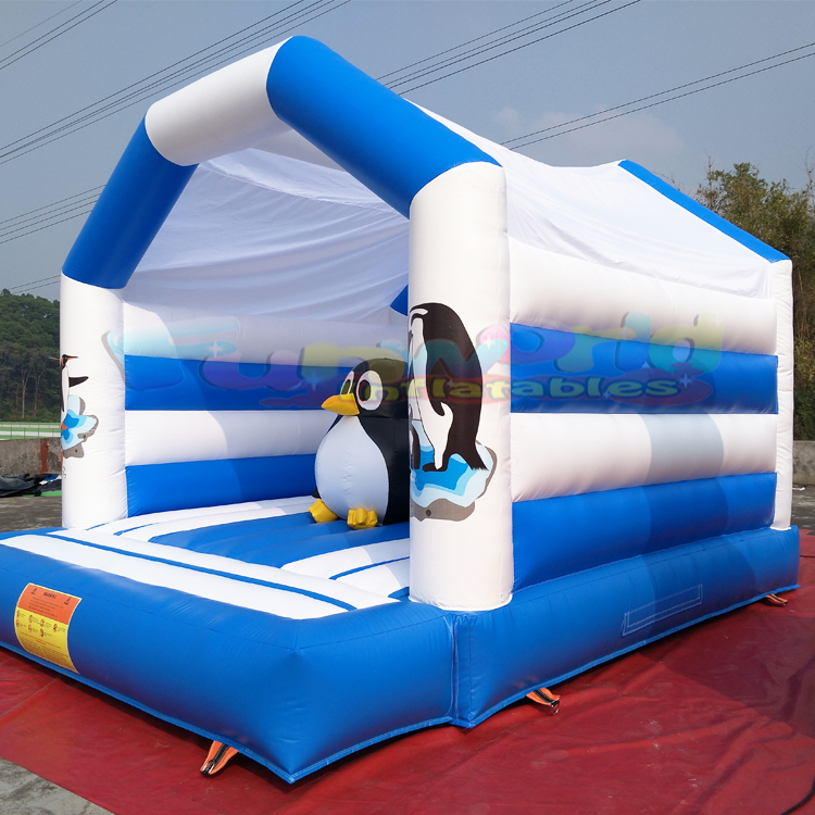 Castle Bounce Bouncy Castles Funny Inflatable penguin Jumping Castle Games Bounce House Inflatable B