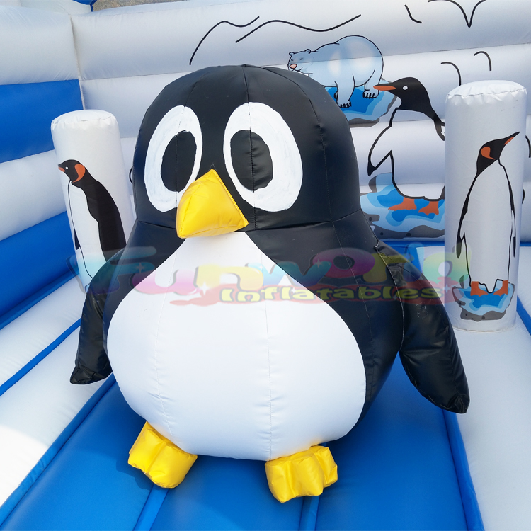 Castle Bounce Bouncy Castles Funny Inflatable penguin Jumping Castle Games Bounce House Inflatable B