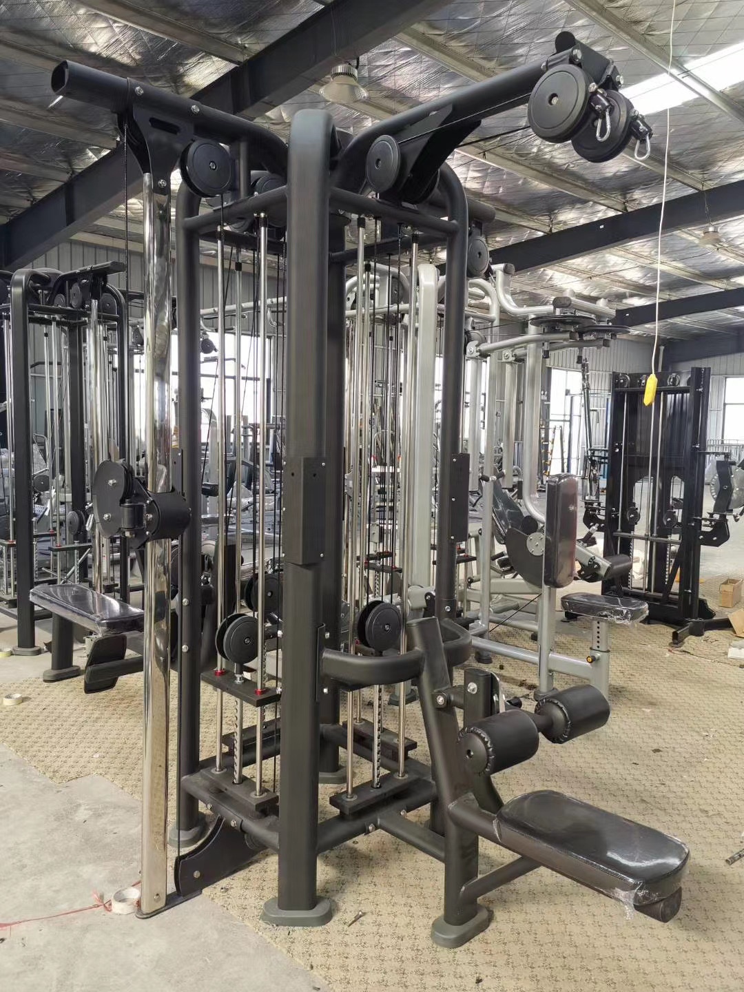Commercial multi station gym 8 multi function station gym sports equipment fitness machine