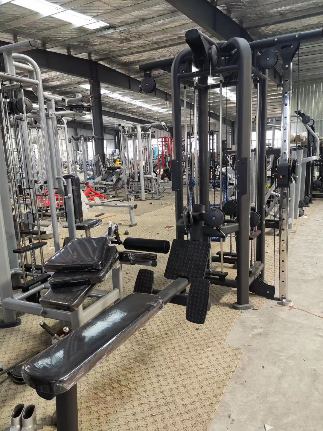 Commercial multi station gym 8 multi function station gym sports equipment fitness machine