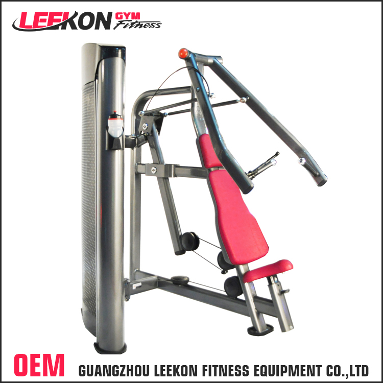low price commercial gym muscle training seated chest press import sports equipment