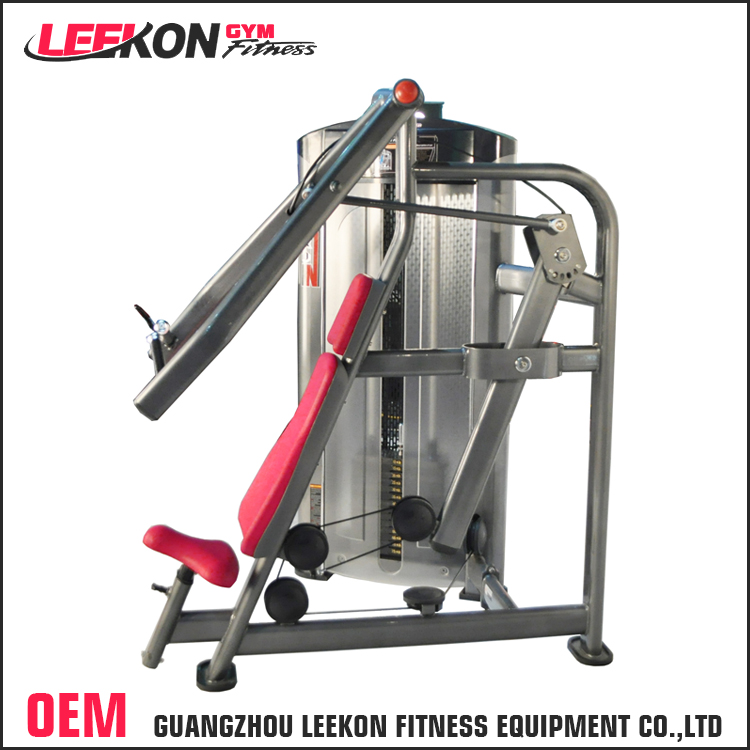 low price commercial gym muscle training seated chest press import sports equipment