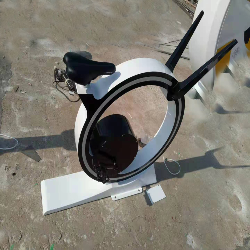 Customized amusement park equipment /luminous kids riding bike/sport park rides
