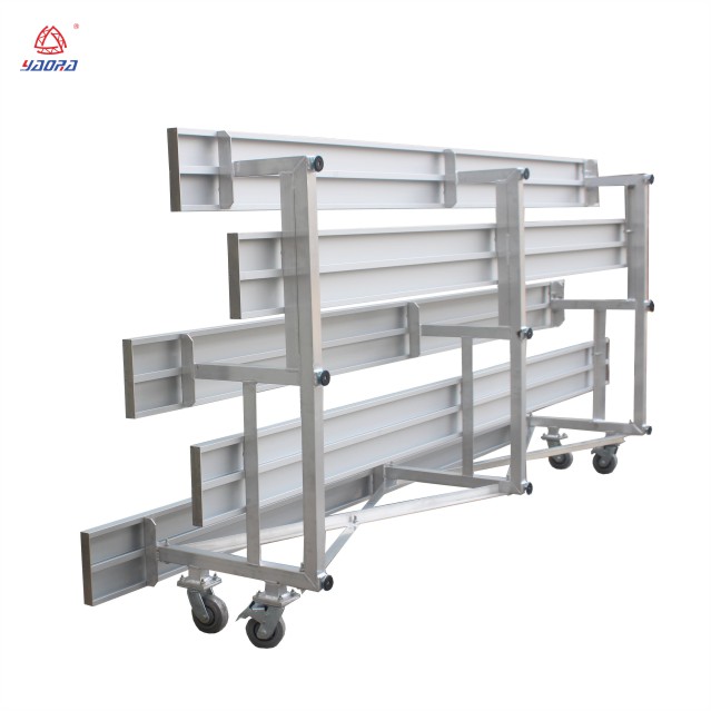 Factory price on sale top quality aluminum permanent spectator sport bleacher