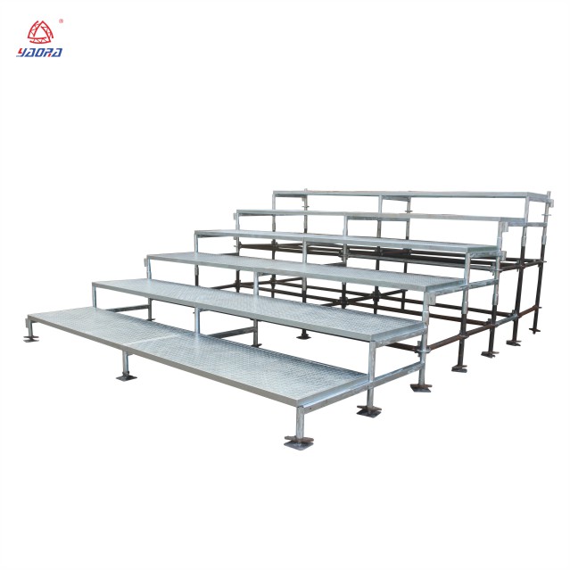 Factory price on sale top quality aluminum permanent spectator sport bleacher