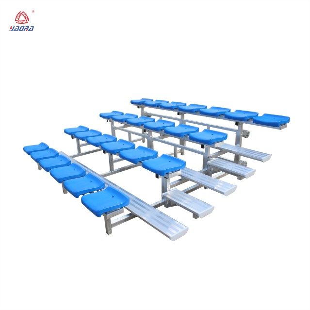 Factory price on sale top quality aluminum permanent spectator sport bleacher