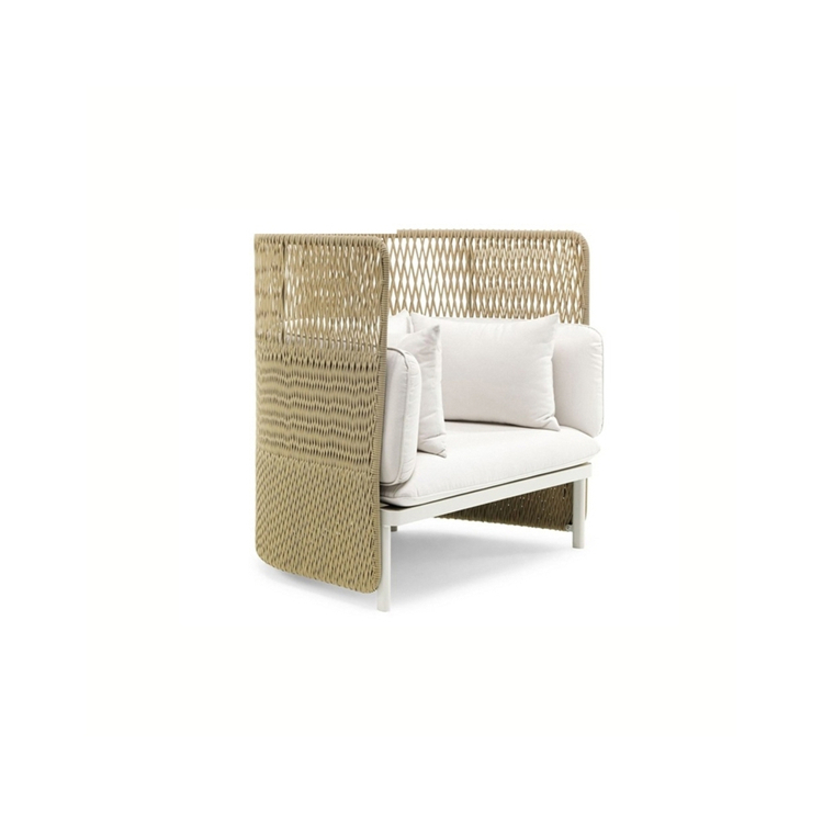 Modern Design Practical Hotel Villa Rope Woven Garden Patio Sofa Set Luxury Outdoor Furniture
