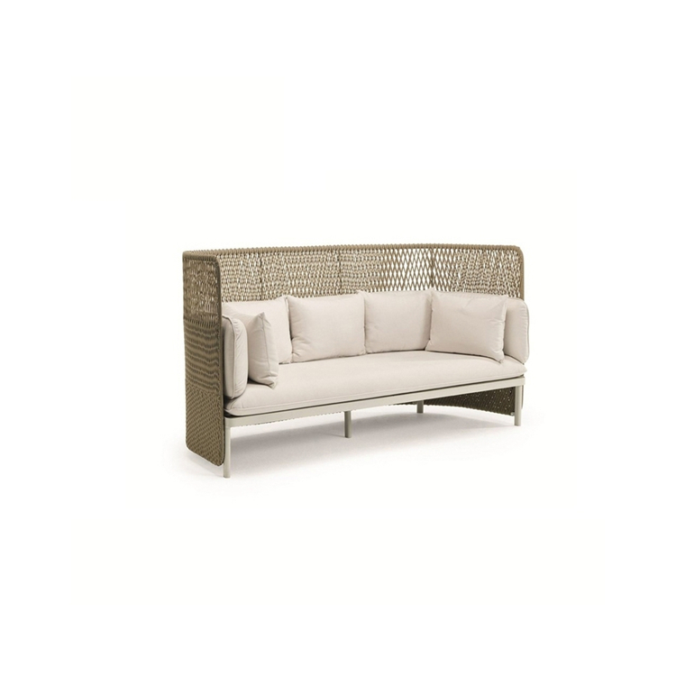 Modern Design Practical Hotel Villa Rope Woven Garden Patio Sofa Set Luxury Outdoor Furniture