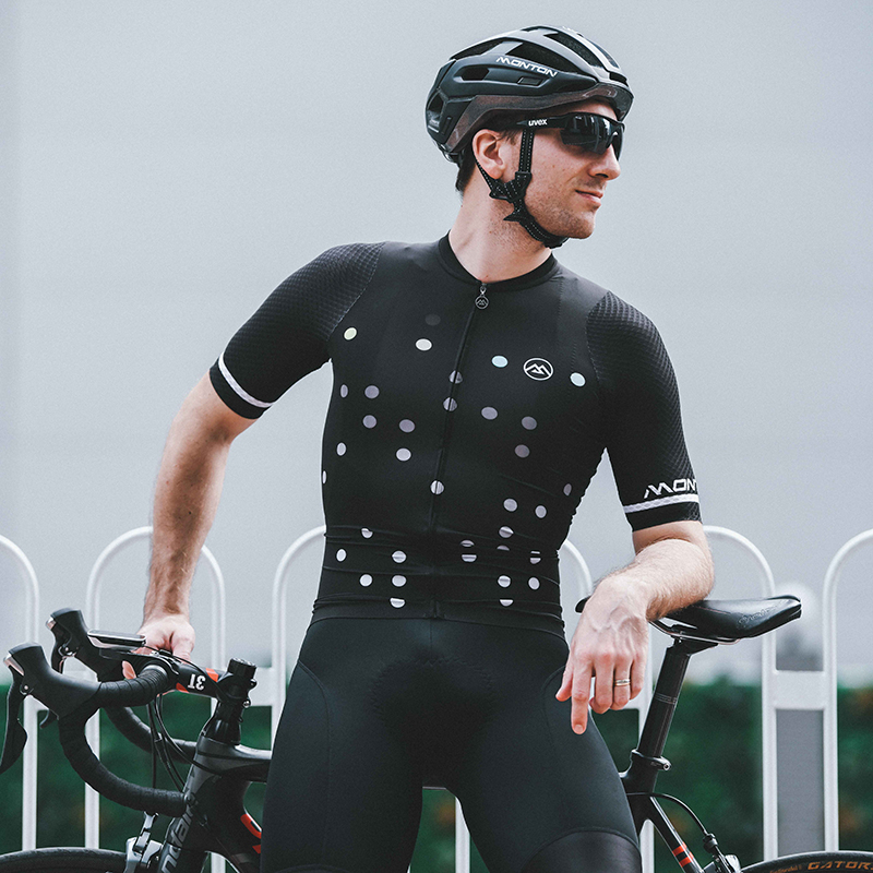 Monton Sports 2019 Urban Mens best value cycling jersey and bib shorts set bike wear online customiz