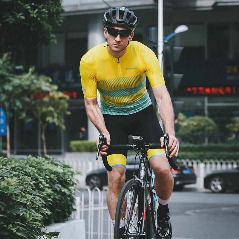 Monton Sports 2019 Urban Mens best value cycling jersey and bib shorts set bike wear online customiz