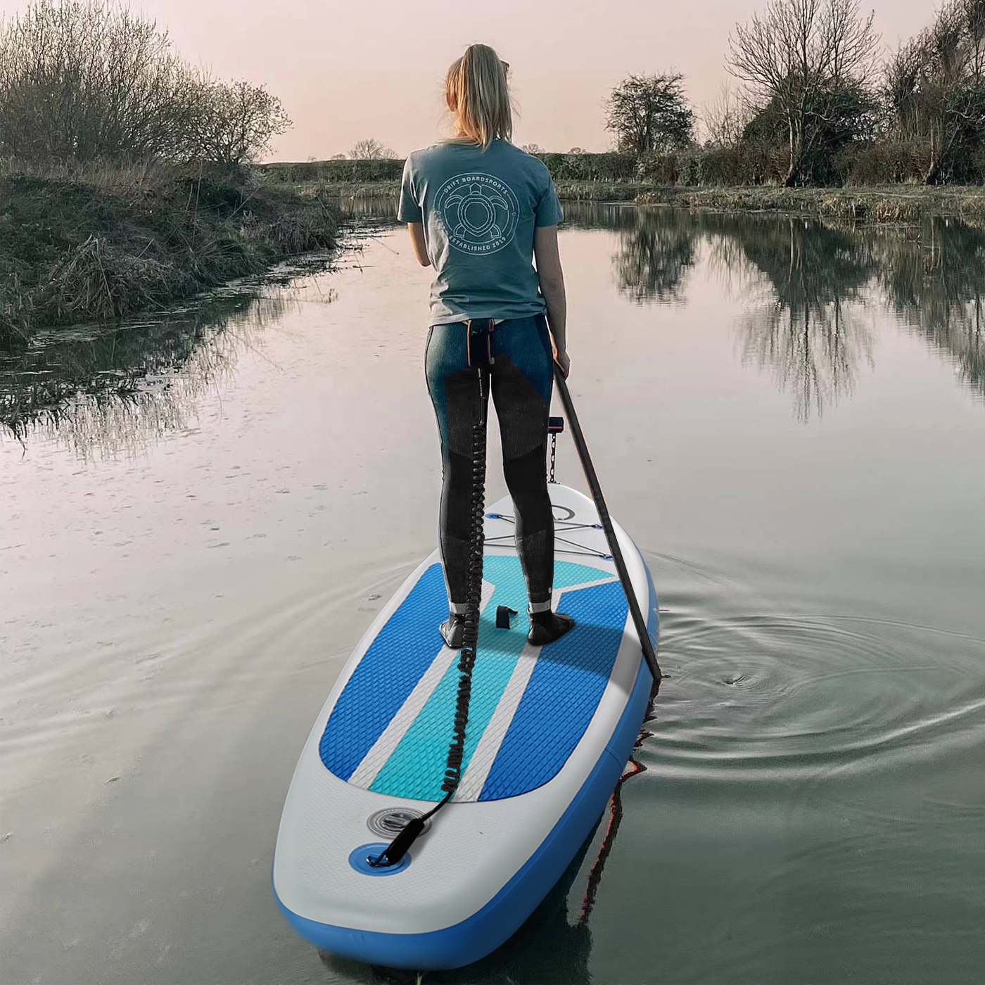 BSCI / EN OEM China supplier wholesale custom inflatable stand up surfing paddle board isup surfboar