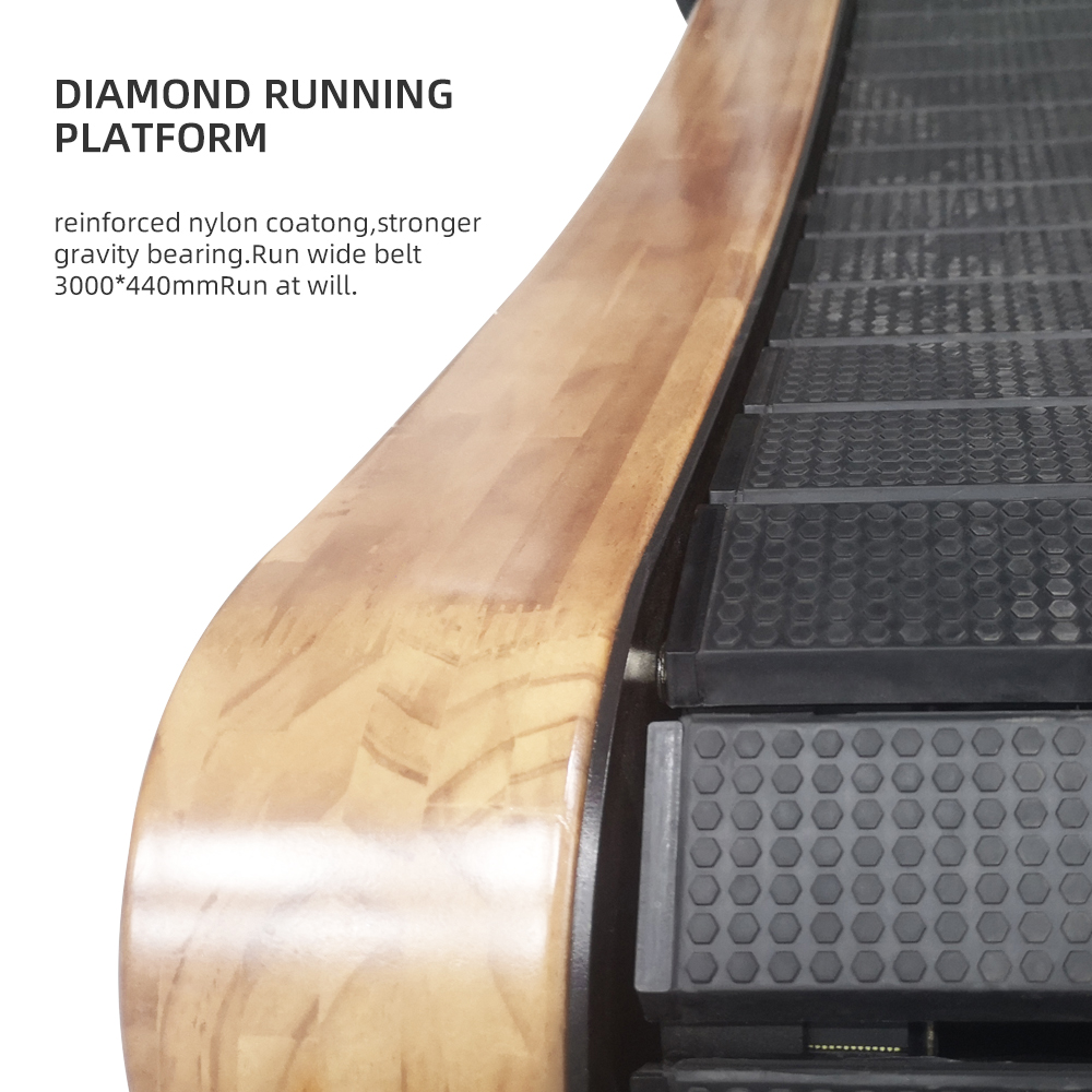 Air Runner Non-motorized Unpowered Curved Treadmill With Fast Speed Treadmills For Sport