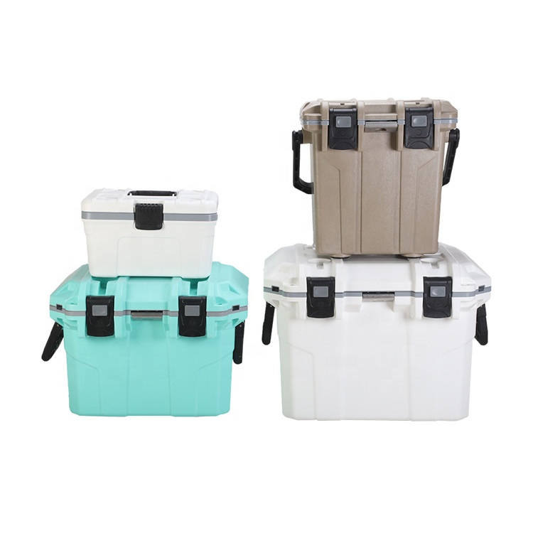 Factory Price OEM Outdoor Fishing Cooler 16 30QT with wheels cooler box for camping mountain and spo