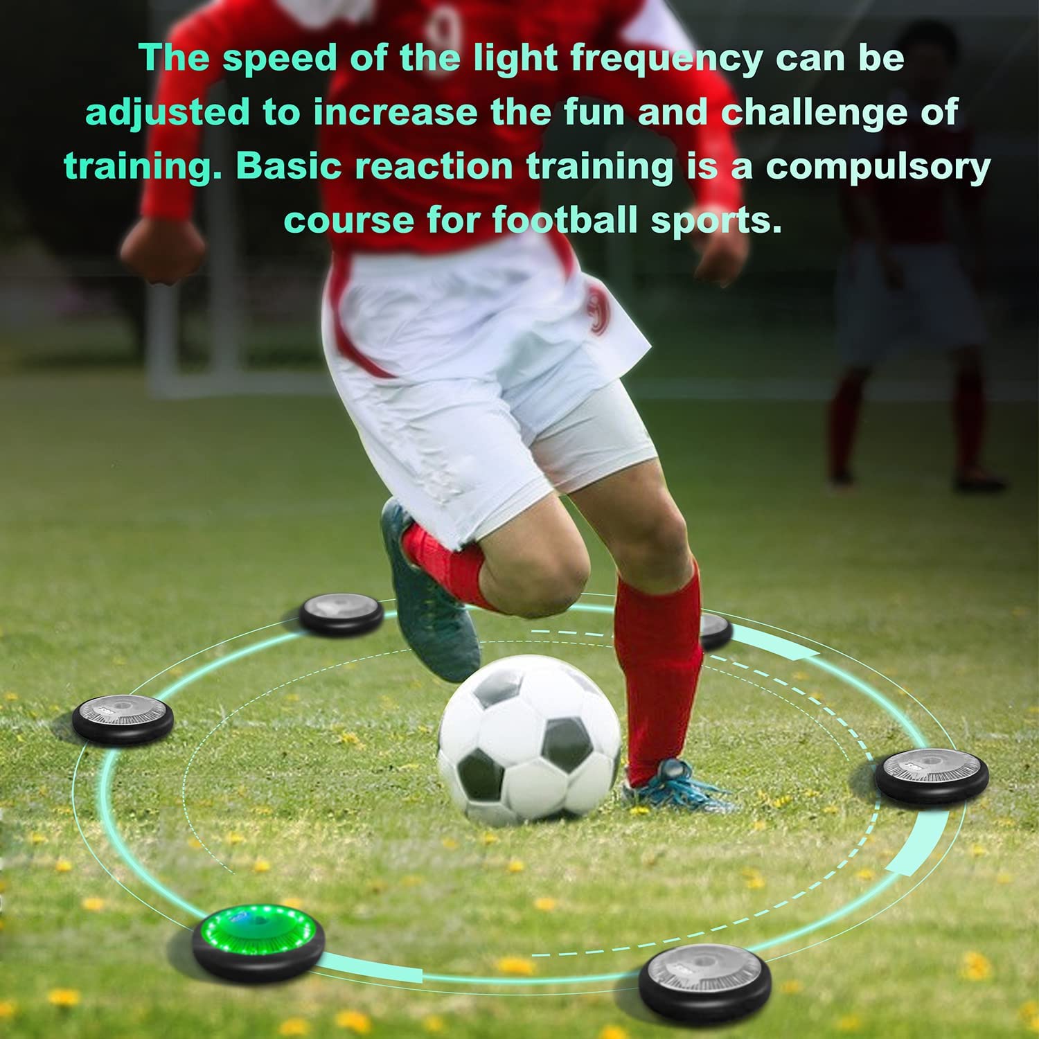 Sports Training Partner Agile Reaction Light for Football Basketball Badminton