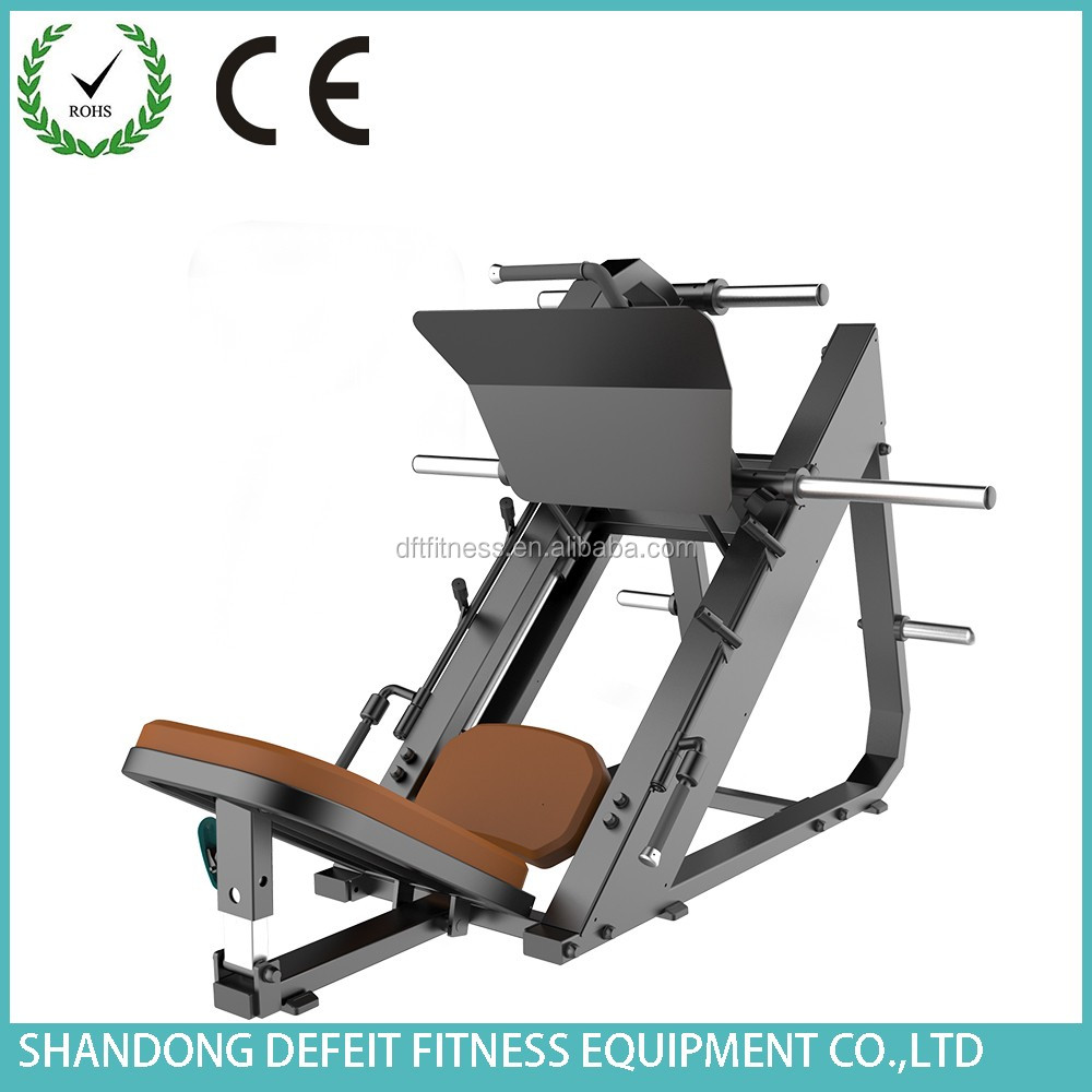 Hack squat +Leg Press KJ-1250 2017 new sport triceps fitness exercise equipment