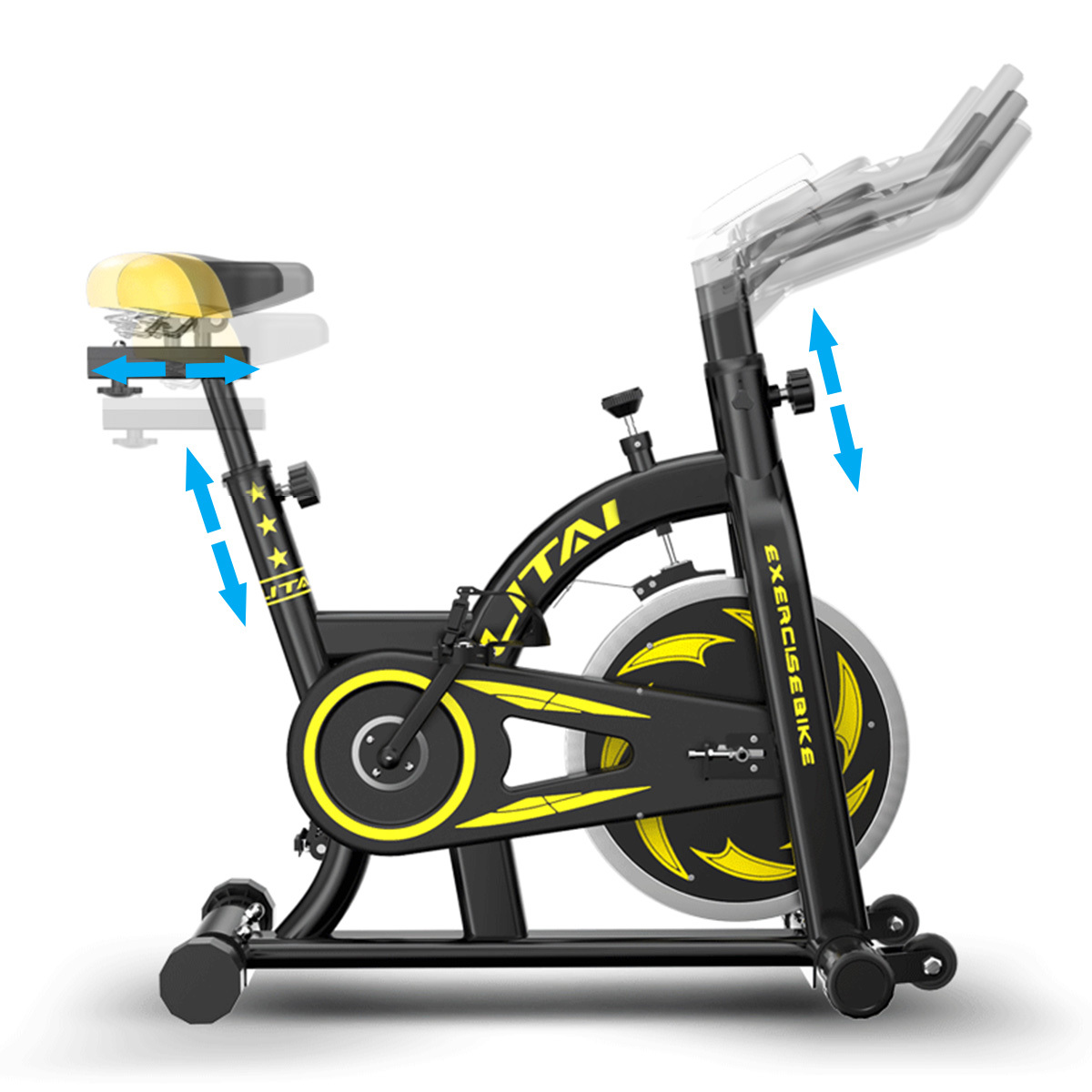 Sports Shoes Intelligent Exercise Bike Indoor Cycling Home Cardio Weight Loss Machine Fitness Gym Tr