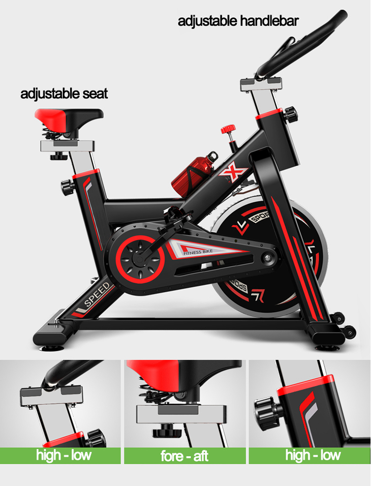 Indoor body building home gym equipment fitness machine exercise folding magnetic static bicycle spo