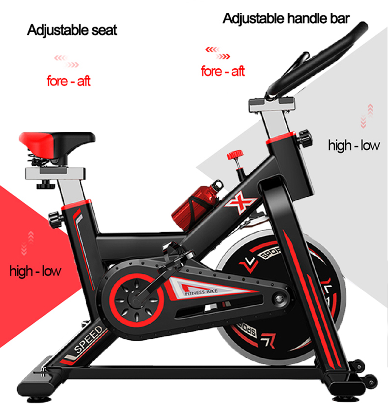 Indoor body building home gym equipment fitness machine exercise folding magnetic static bicycle spo