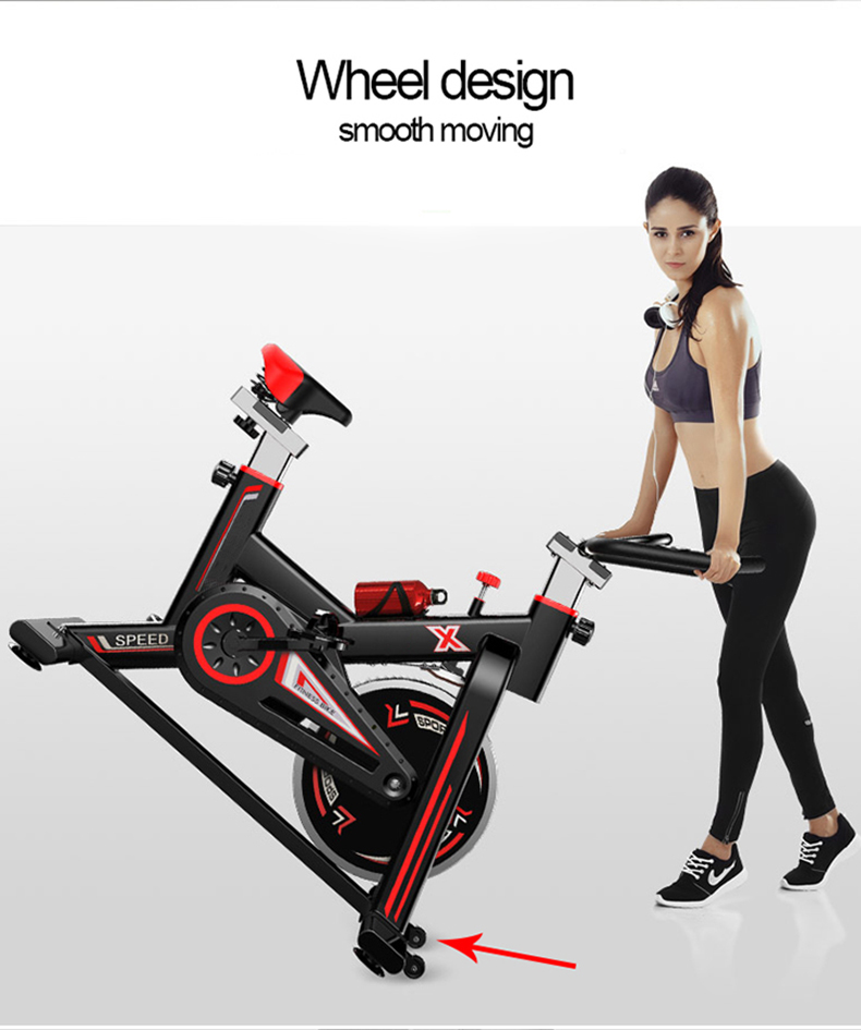 Indoor body building home gym equipment fitness machine exercise folding magnetic static bicycle spo