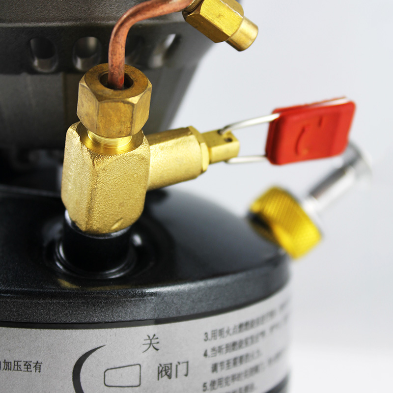 BRS-12A Mini Liquid Fuel Camping Gasoline Stove Outdoor Portable One-piece Burners Cooker Camping Eq