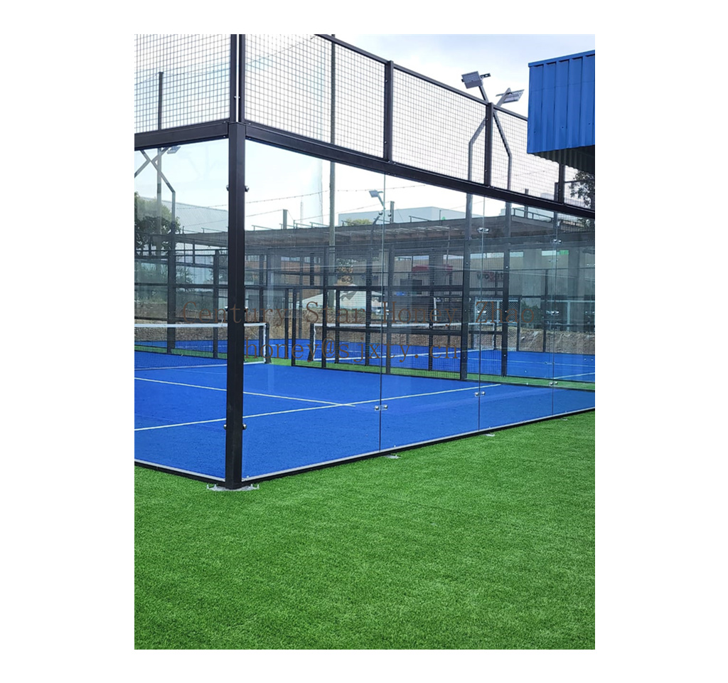 Chinese Golden supplier Hot Sale Good Quality Paddle Tennis Court for outdoor sports with rain roof