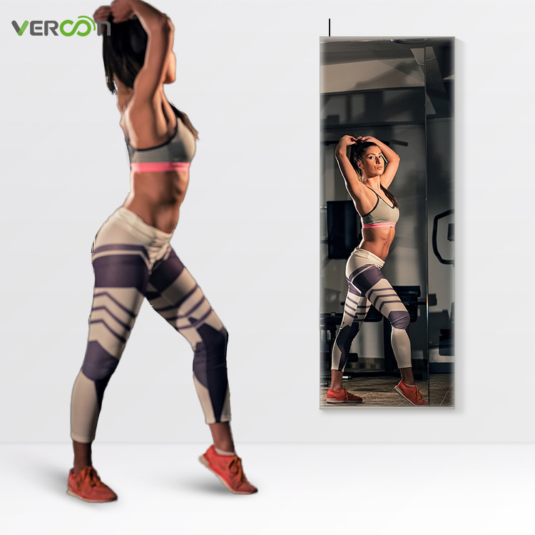 Factory direct android system 32 inch gym smart mirror workout mirrors for sport health management f