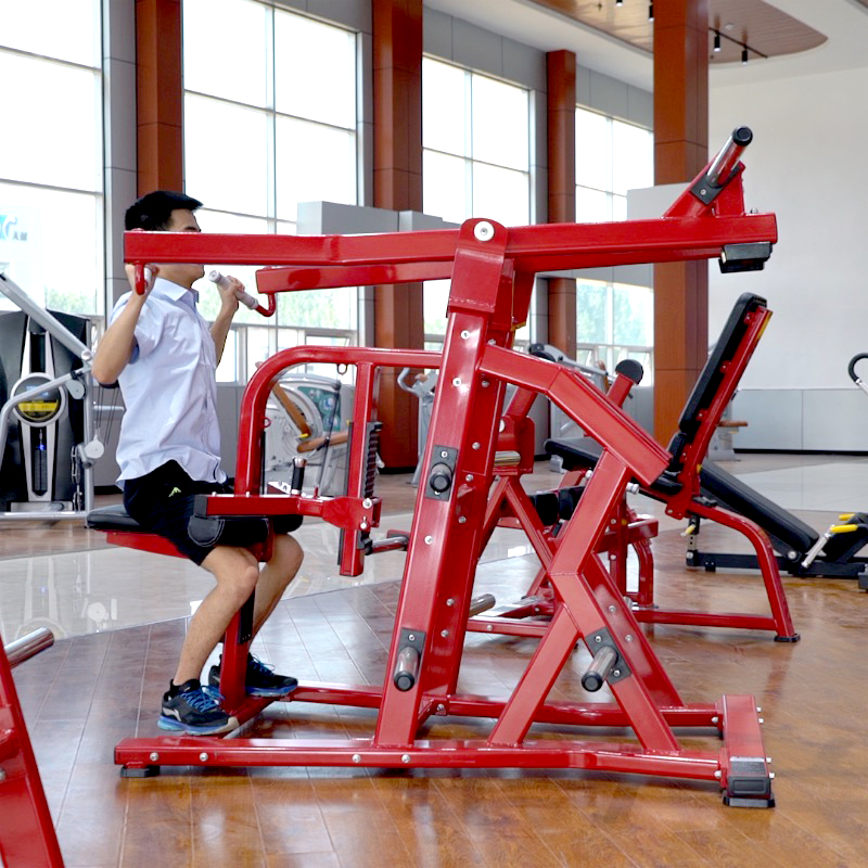 Weight Plate Loaded Iso-Lateral Wide Pulldown Gym Equipment For Fitness Sports Exercise