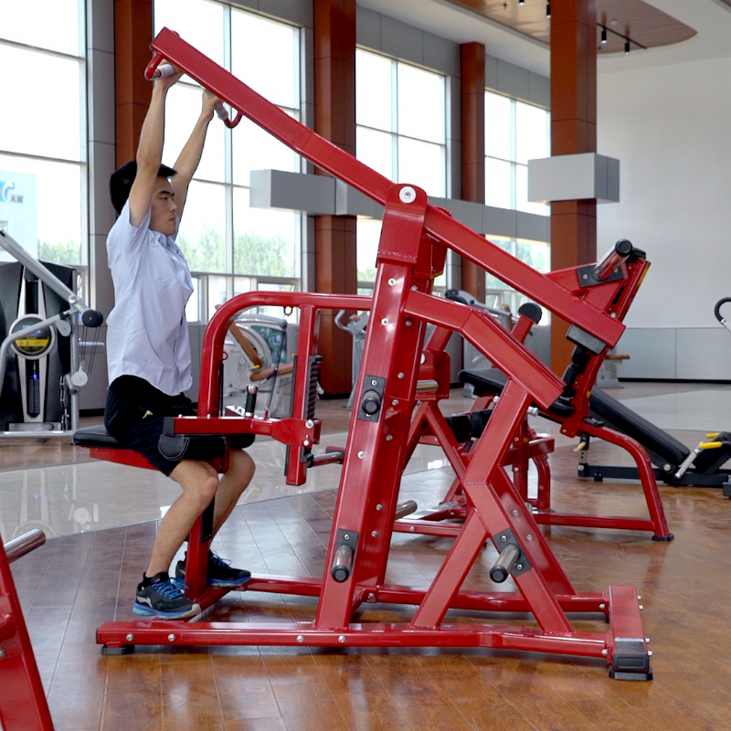 Weight Plate Loaded Iso-Lateral Wide Pulldown Gym Equipment For Fitness Sports Exercise