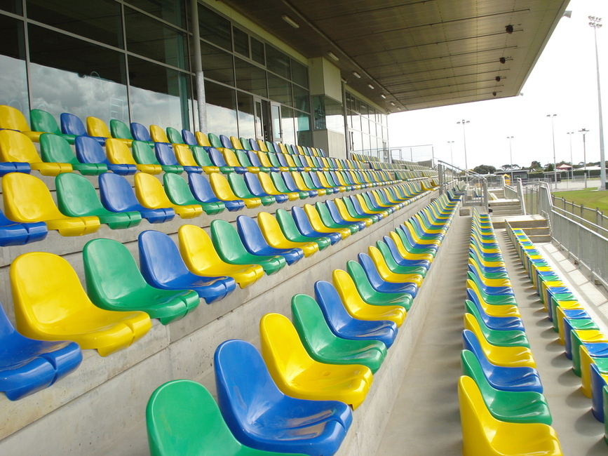 Flyon Sport 2022 Shell sports chair stadium seat for  indoor and outdoor Spectator Seating for sale
