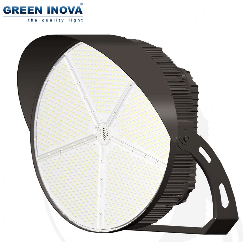 IP67 waterproof optional optic lens and glass lens 500w led high mast light for football pitches soc