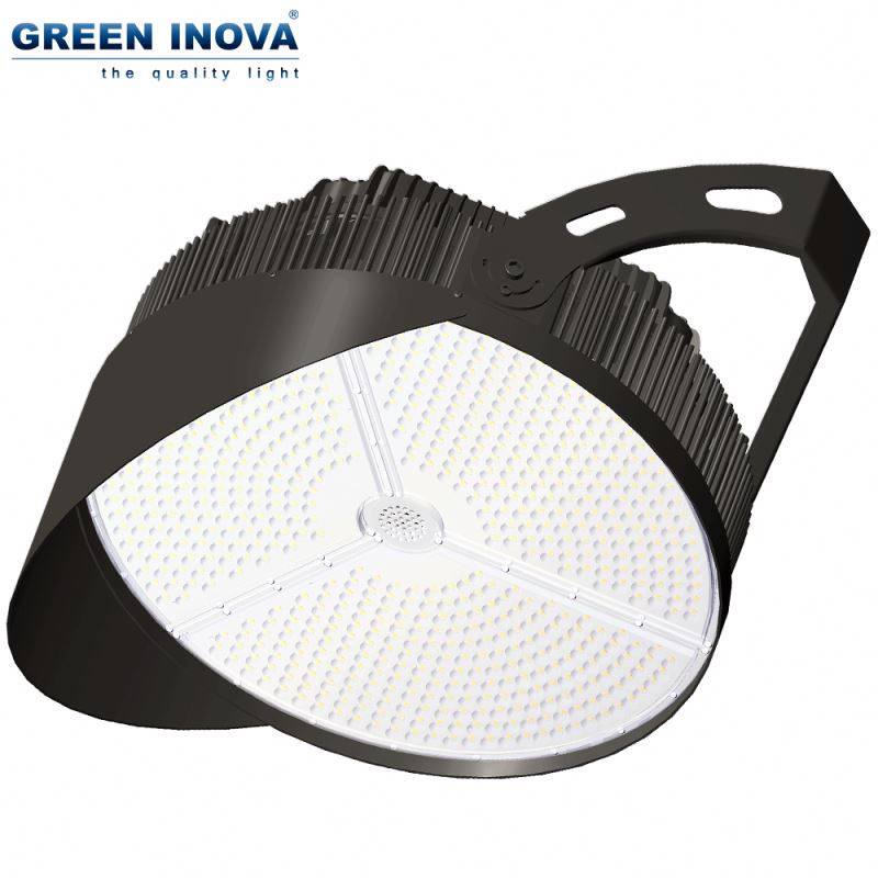 IP67 waterproof optional optic lens and glass lens 500w led high mast light for football pitches soc