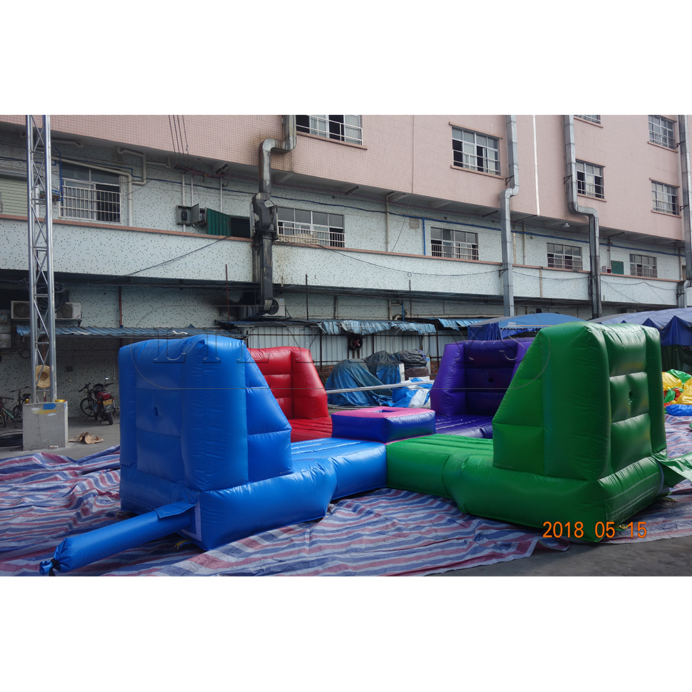 4 Person Push Rope games on inflatable mattress inflatable world for rebel sport