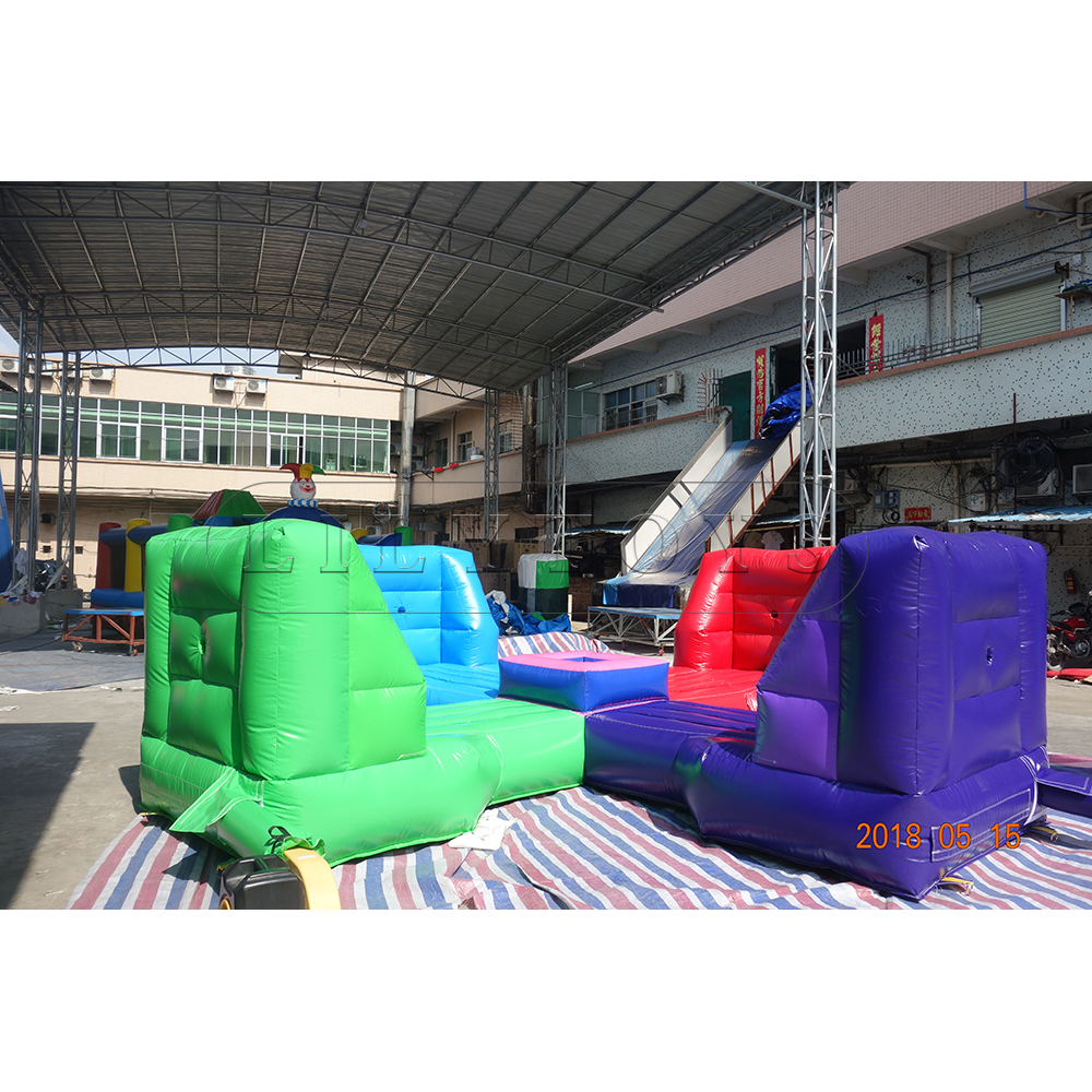 4 Person Push Rope games on inflatable mattress inflatable world for rebel sport